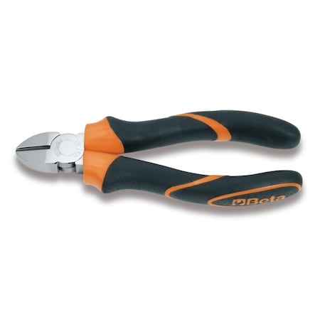 Beta 1082BM Diagonal Cutting Nippers, Bi-Material Handles, 140mm OAL, 20mm Jaw Length, 25mm Jaw Width 010820034